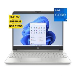 Laptop HP 15-DY5010LA Intel Core i7 1255U 12GB RAM 512GB SSD WIN 11 15.6" HD