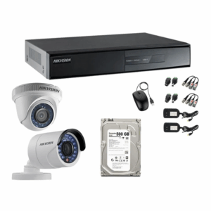 KIT 16 CÁMARAS HIKVISION 720P HD + DVR + DISCO 1TB + ACCESORIOS